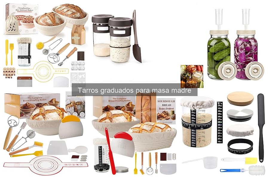Dónde comprar tarros graduados para masa madre y precios