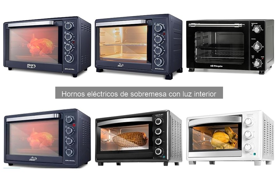 Dónde comprar un horno eléctrico de sobremesa con luz interior