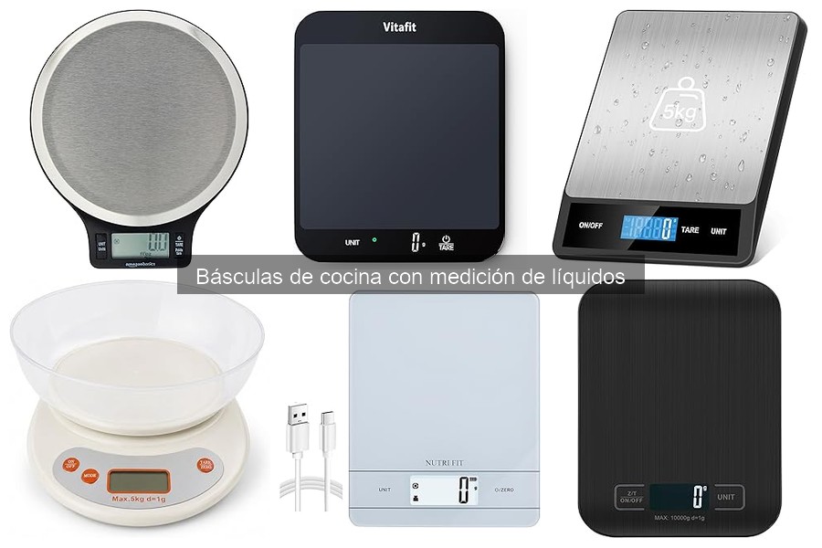Dónde comprar una báscula de cocina con medición de líquidos