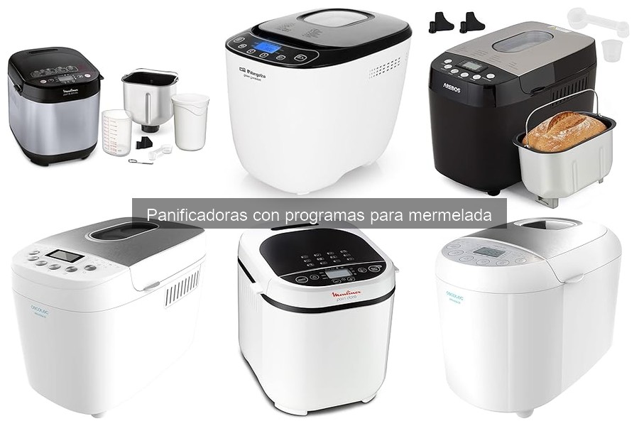 Errores al elegir panificadoras para hacer mermelada
