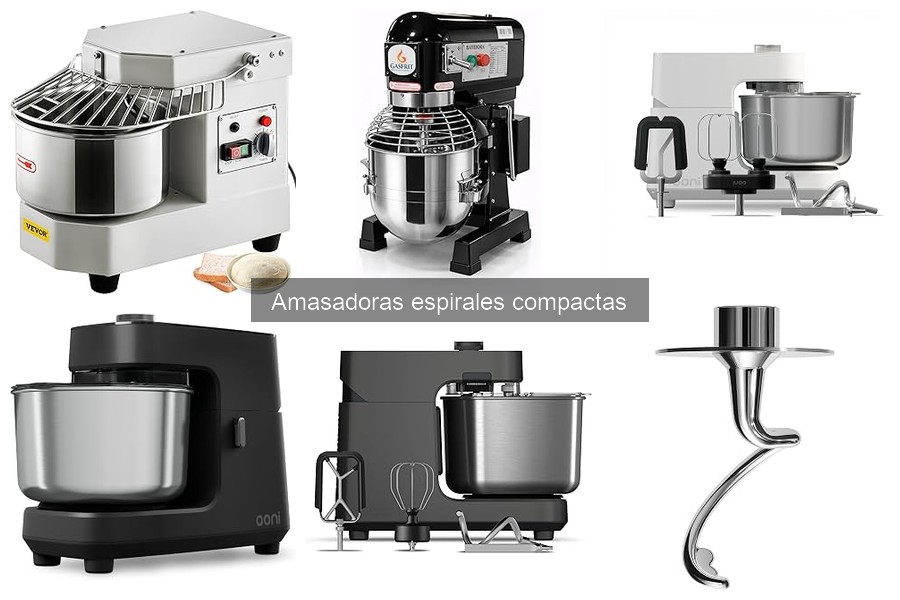 Errores comunes al usar amasadoras espirales compactas