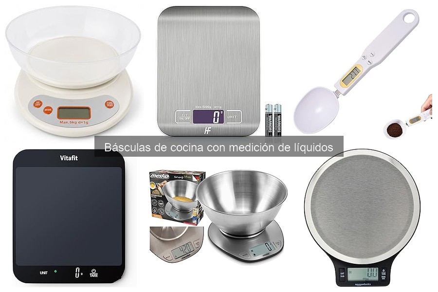 Errores comunes al usar básculas de cocina para líquidos