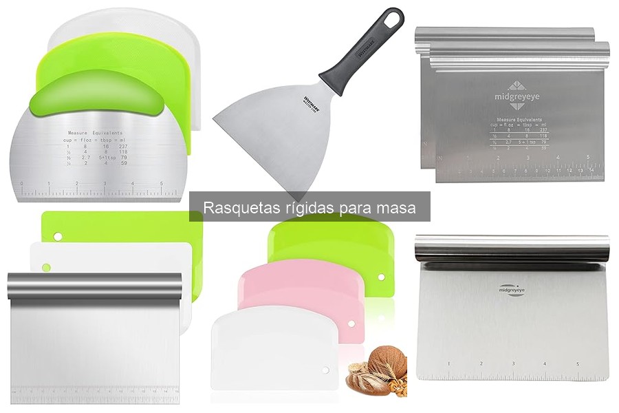 ** Errores comunes al usar rasquetas rígidas para masa
