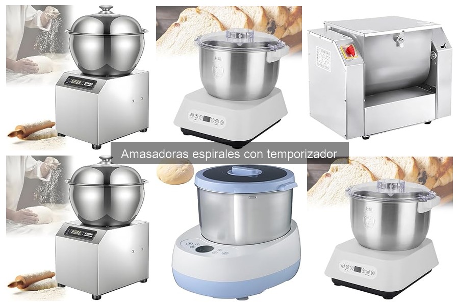 Errores Comunes en Amasadoras Espirales con Temporizador