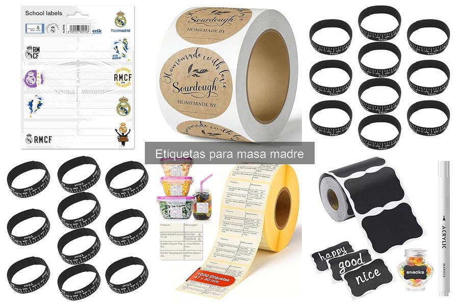Etiquetas ecológicas para masa madre: opciones y beneficios