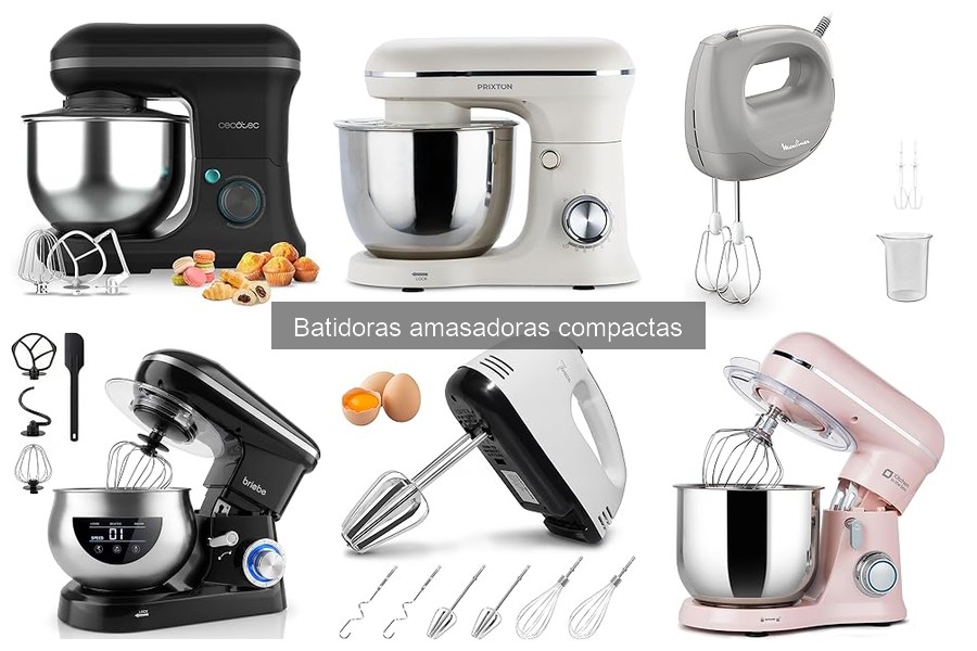 Guía de compra: Batidora amasadora compacta ideal