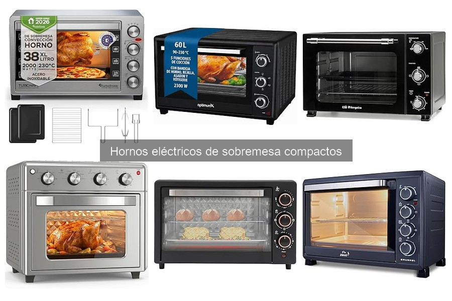 Guía de compra de hornos eléctricos compactos para tu hogar