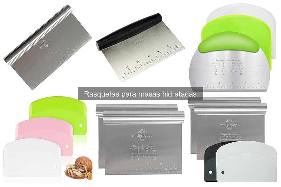 Guía de compra de rasquetas para masas hidratadas