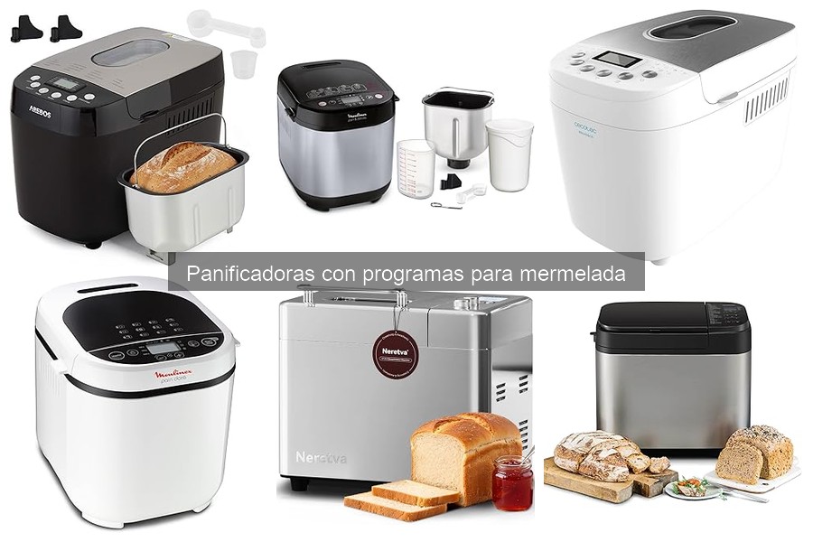 Guía para elegir la mejor panificadora con programa de mermelada