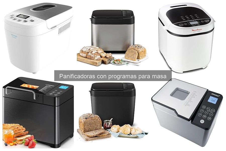 Guía para elegir la mejor panificadora con programas para masa