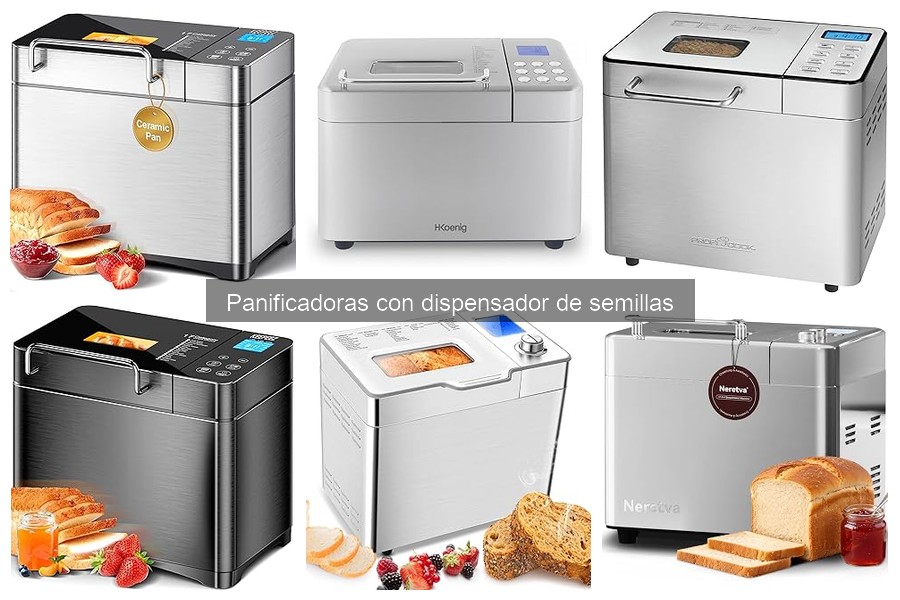 Guía para elegir panificadoras con dispensador de semillas