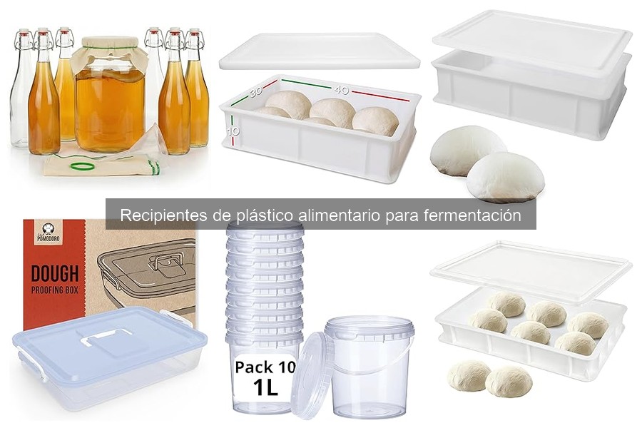 Guía para elegir recipientes de plástico para fermentación