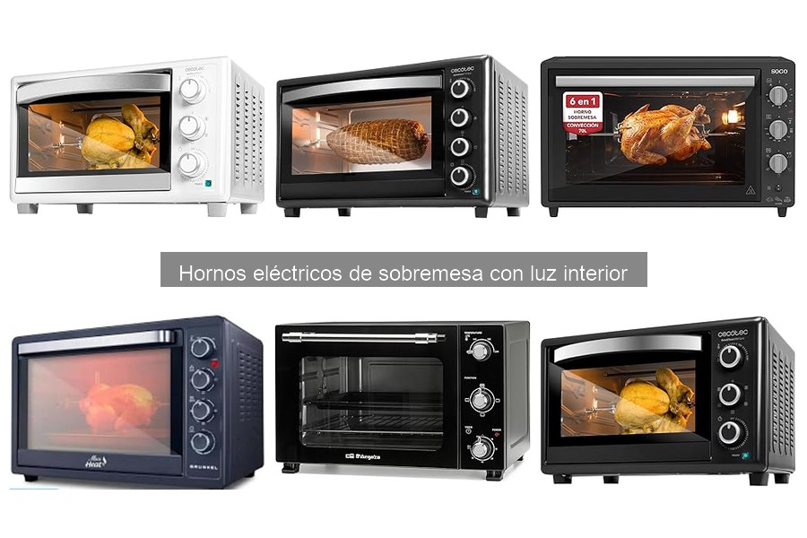 Horno eléctrico de sobremesa con luz: ¿Qué es y sus ventajas?