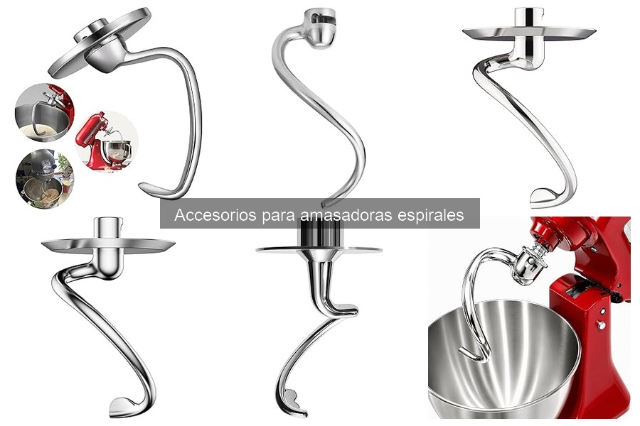 Instalación y Uso de Accesorios para Amasadoras Espirales