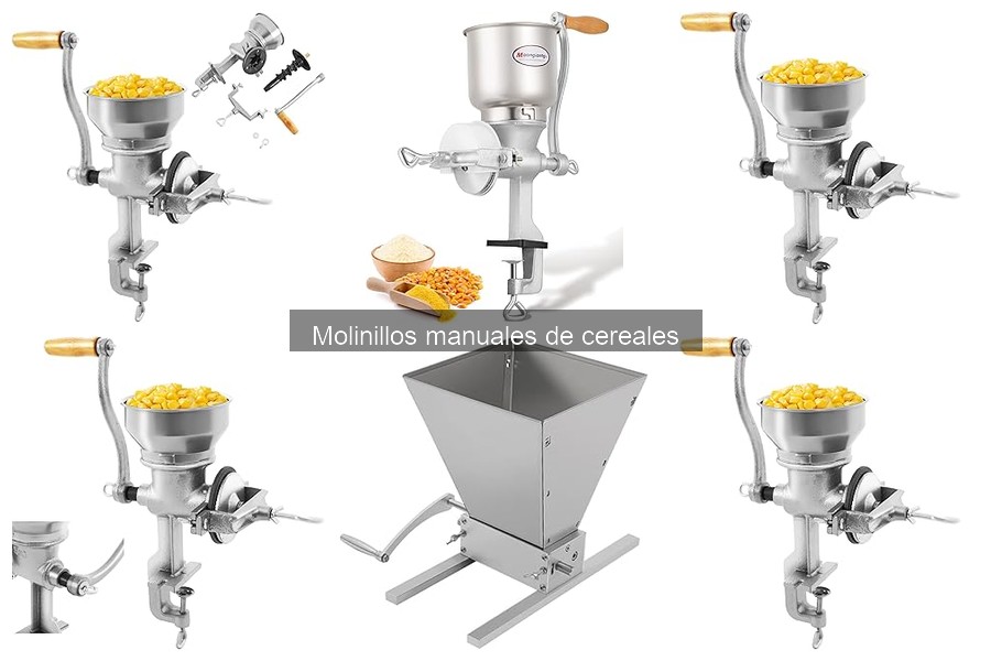 Instrucciones para Usar un Molinillo Manual de Cereales