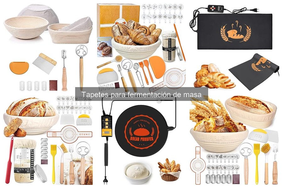 Instrucciones para usar un tapete de fermentación de masa