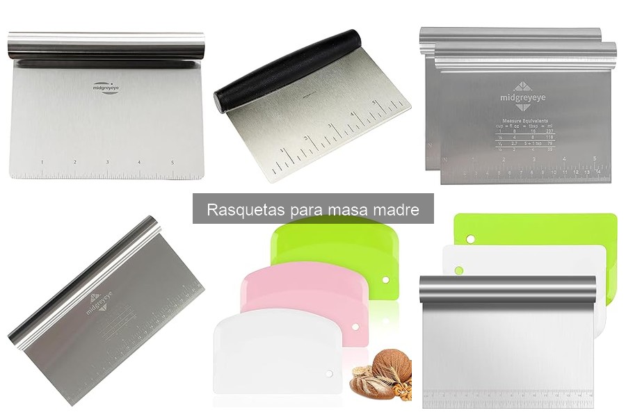 La mejor rasqueta para masa madre: comparativa 2023