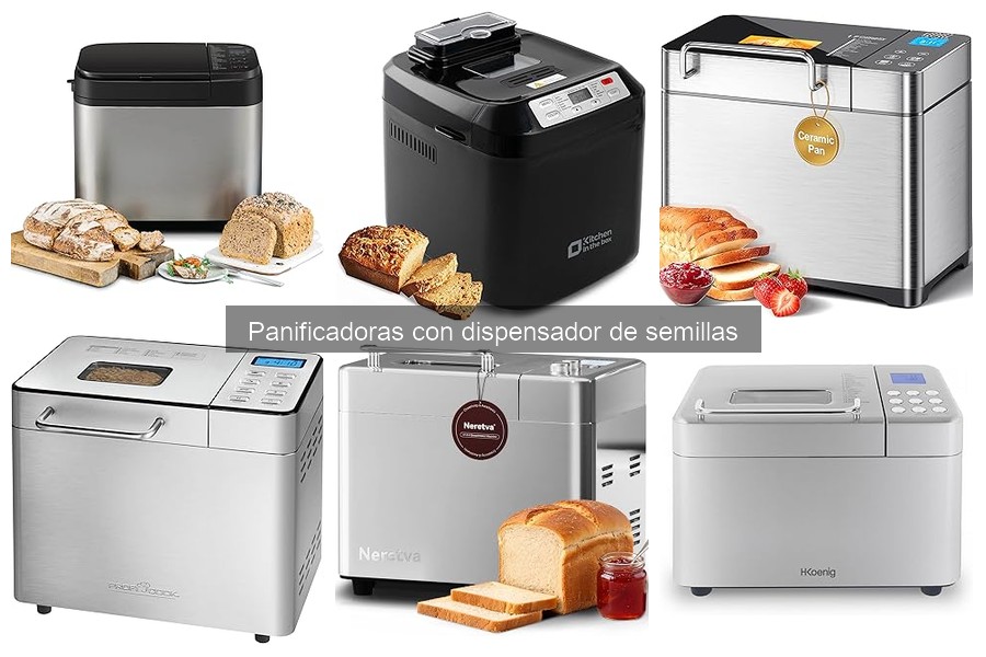 Las Mejores Panificadoras con Dispensador de Semillas