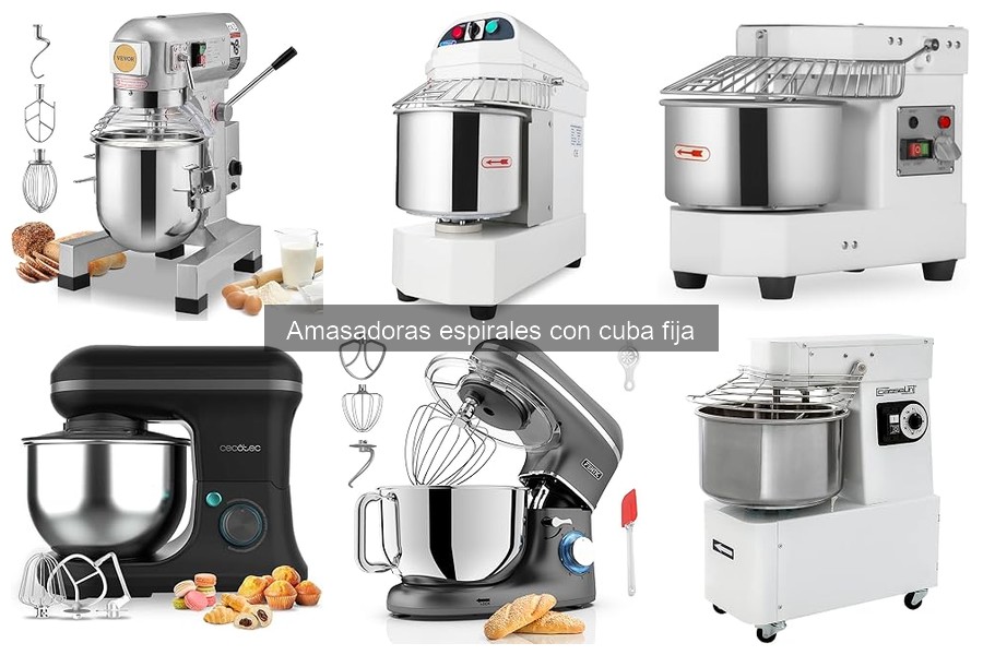 Mantenimiento de Amasadoras Espirales con Cuba Fija