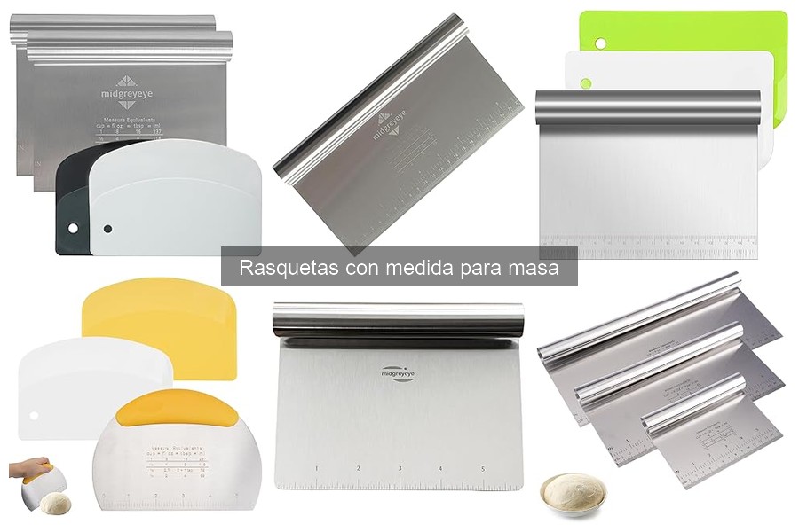 Mantenimiento de rasquetas con medida para masa: Guía práctica