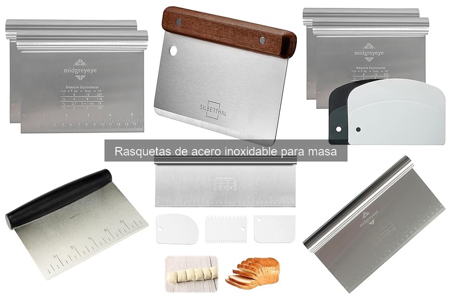 Mantenimiento de Rasquetas de Acero Inoxidable para Masa