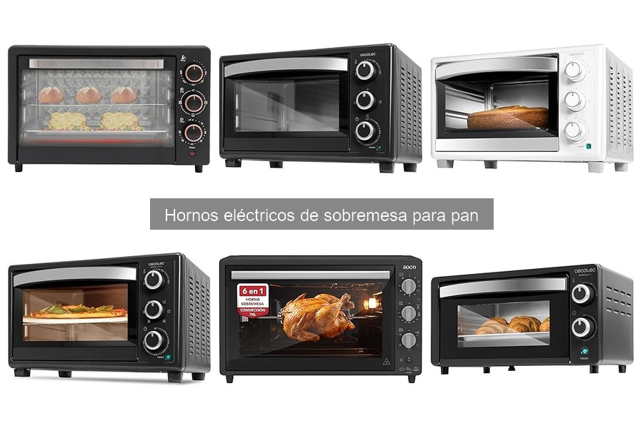 Mantenimiento del horno eléctrico de sobremesa para pan