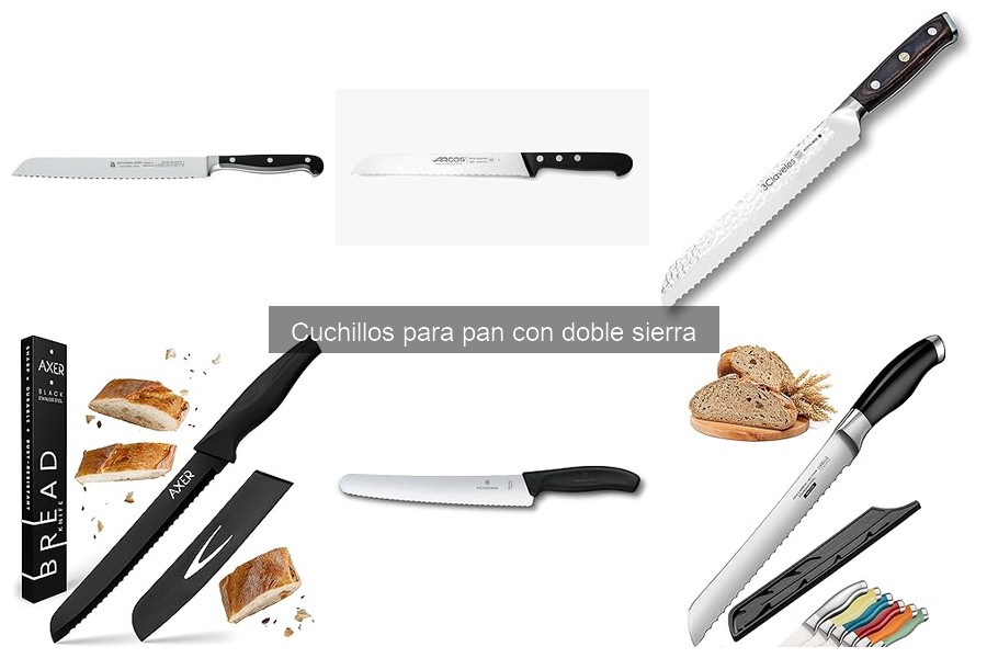 Mantenimiento y cuidado de cuchillos para pan con doble sierra