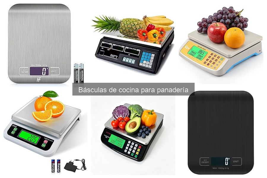 Mantenimiento y limpieza de básculas de cocina para panadería