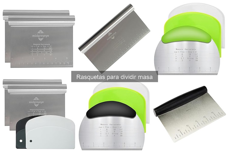 Mantenimiento y limpieza de rasquetas para dividir masa