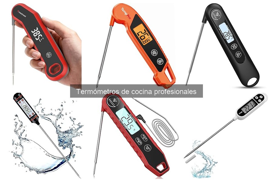 Mantenimiento y limpieza de termómetros de cocina
