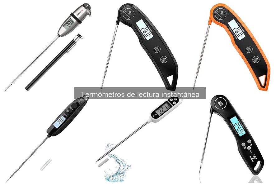 Mantenimiento y limpieza de termómetros de lectura instantánea