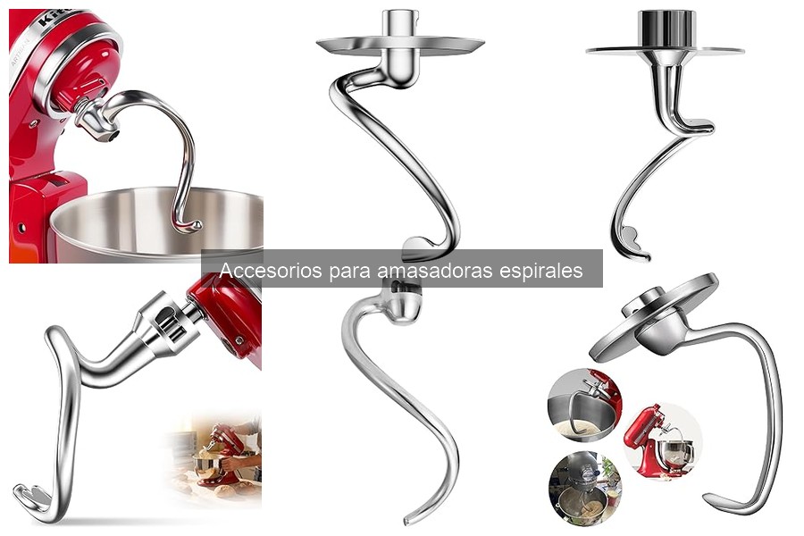 Mejores accesorios para amasadoras espirales en 2024