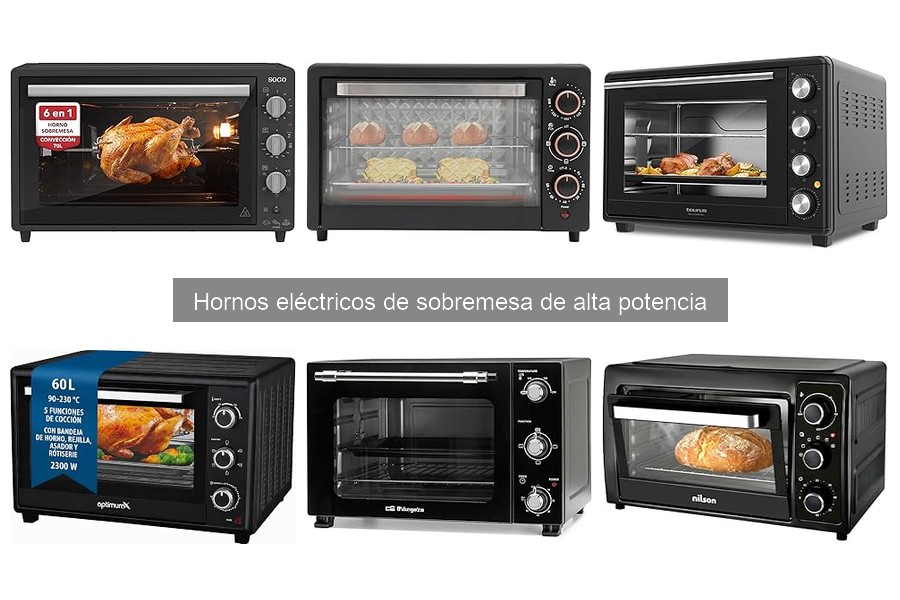 Mejores accesorios para hornos eléctricos de sobremesa