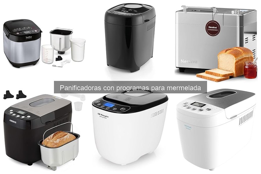 Mejores accesorios para panificadoras y mermelada