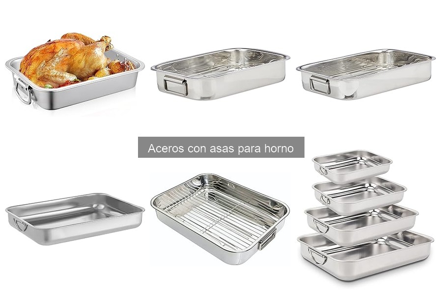Mejores aceros con asas para horno para principiantes