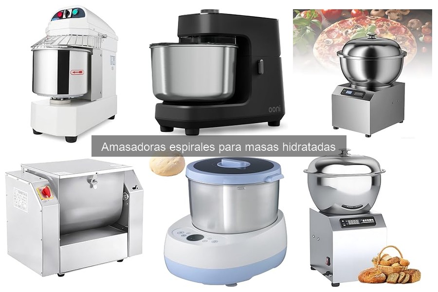 Mejores amasadoras espirales para masas hidratadas en 2023