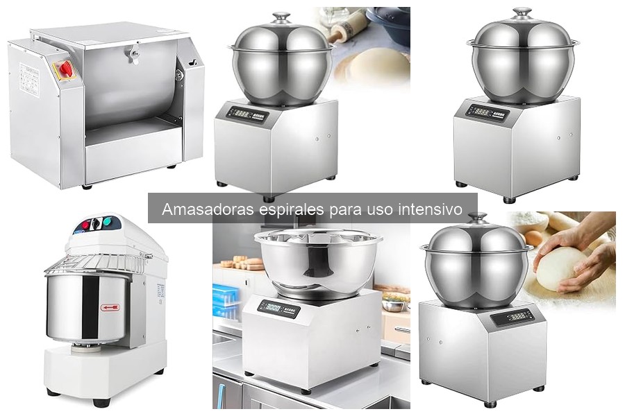 Mejores amasadoras espirales para panaderos artesanales