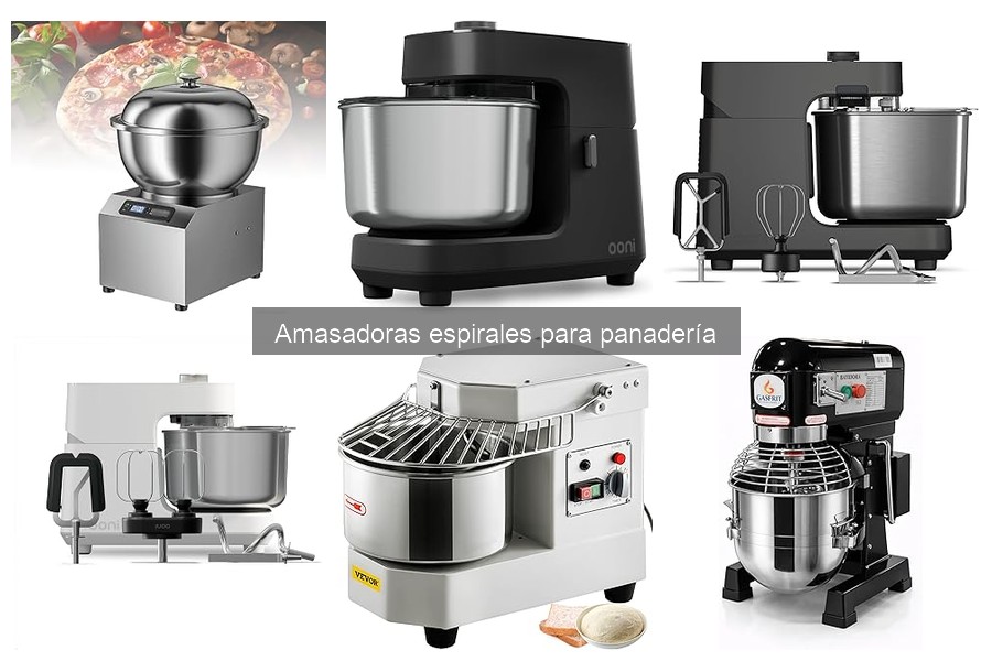 Mejores Amasadoras Espirales para Panaderos Caseros