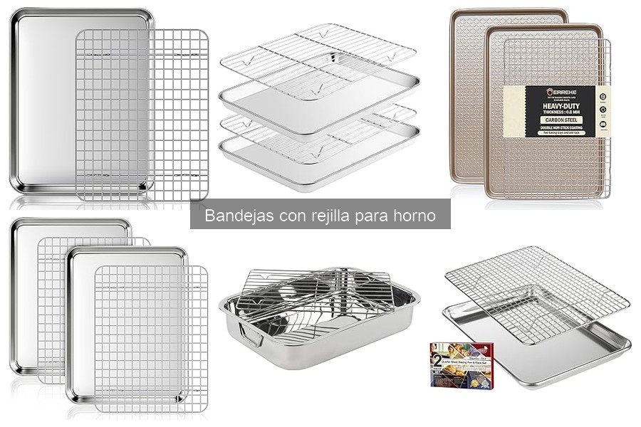 Mejores bandejas con rejilla para horno en 2023