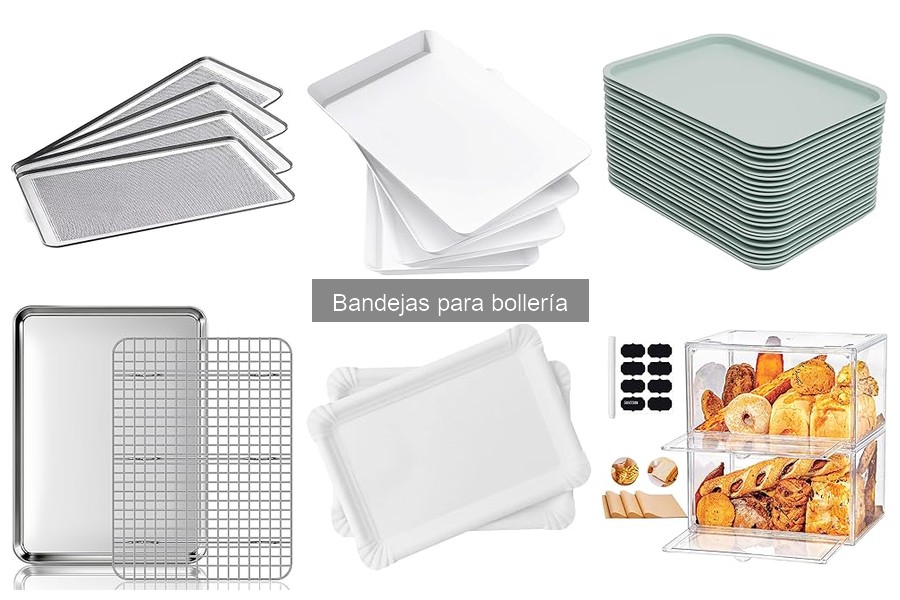 Mejores bandejas para bollería en 2023: Comparativa y opciones