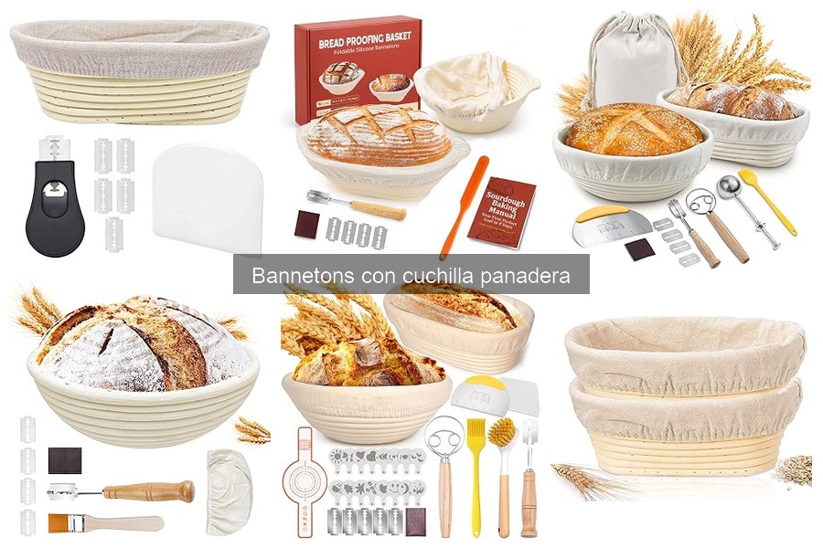 Mejores bannetons con cuchilla panadera para principiantes