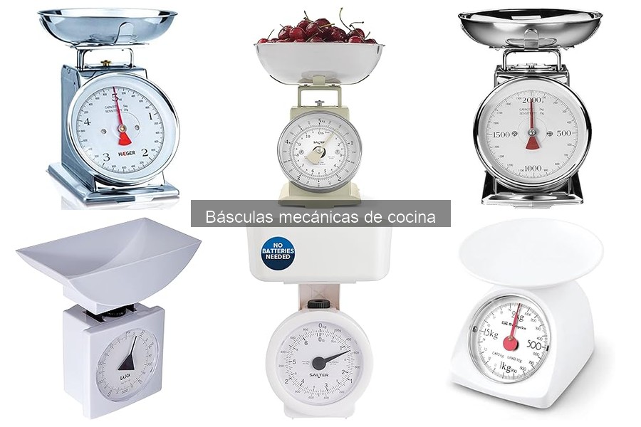 Mejores básculas mecánicas de cocina para repostería