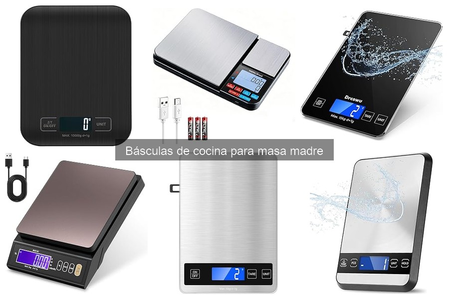Mejores básculas para masa madre del 2023: Reseñas y comparativa