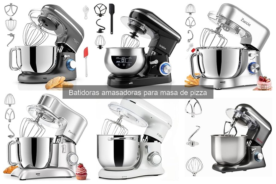 Mejores batidoras amasadoras para masa de pizza en 2023