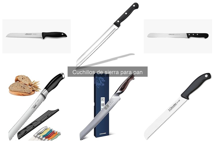 Mejores cuchillos de sierra para pan según tipo de pan