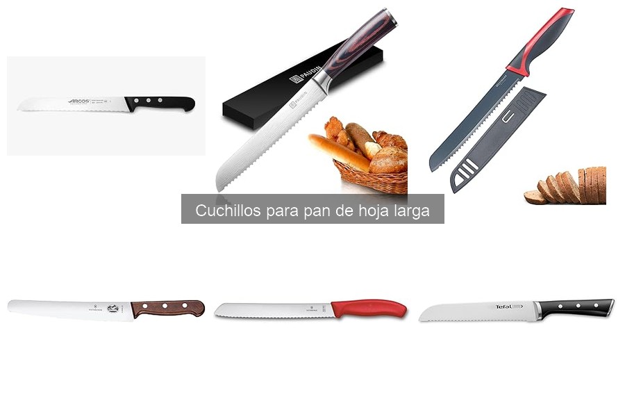 Mejores cuchillos para pan de hoja larga en 2023