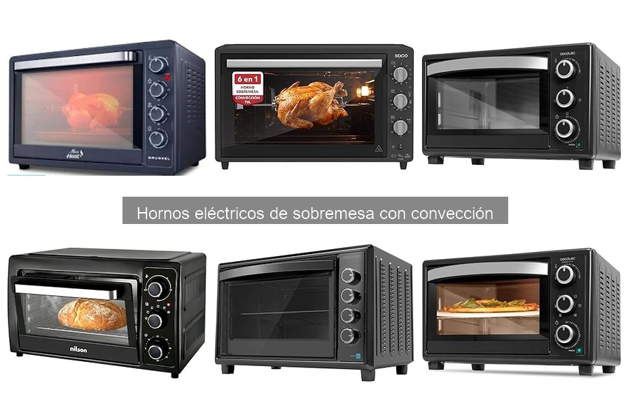 Mejores hornos eléctricos de sobremesa con convección 2023