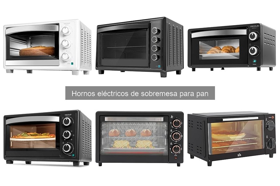 Mejores hornos eléctricos de sobremesa para pan en 2023