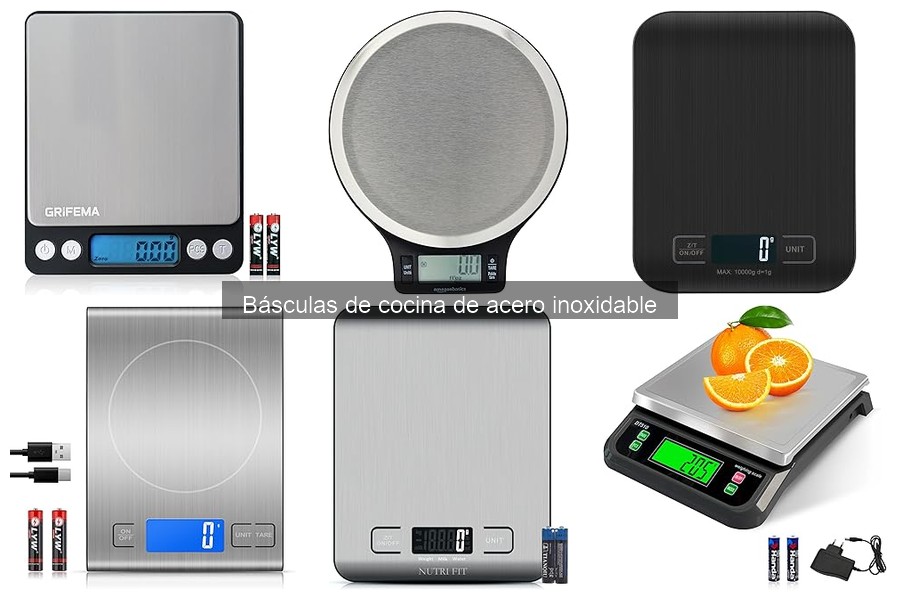 Mejores lugares para comprar básculas de cocina de acero inoxidable