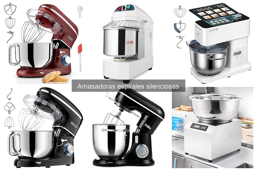 Mejores marcas de amasadoras espirales silenciosas en 2023